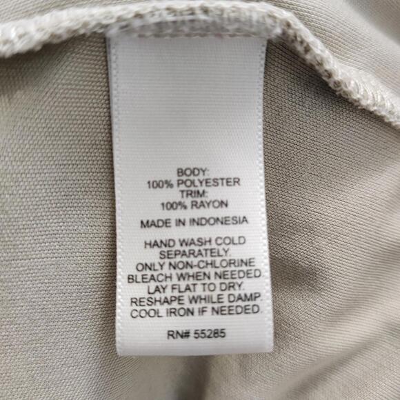 Express Polka Dot Cold Shoulder Tank Top Tunic Size L - Picture 8 of 8